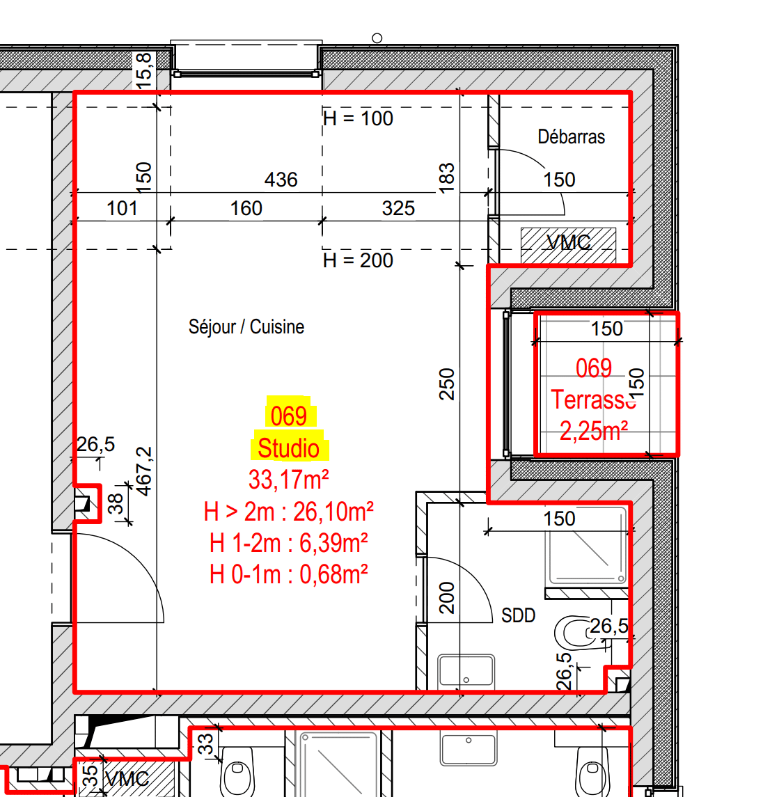 CENTRE DE BERTRANGE STUDIO lot 69