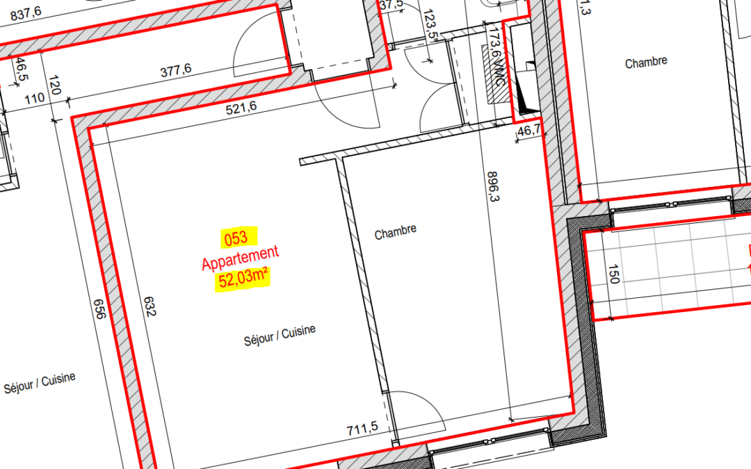 CENTRE DE BERTRANGE APPARTEMENT 1 CHAMBRE lot 53