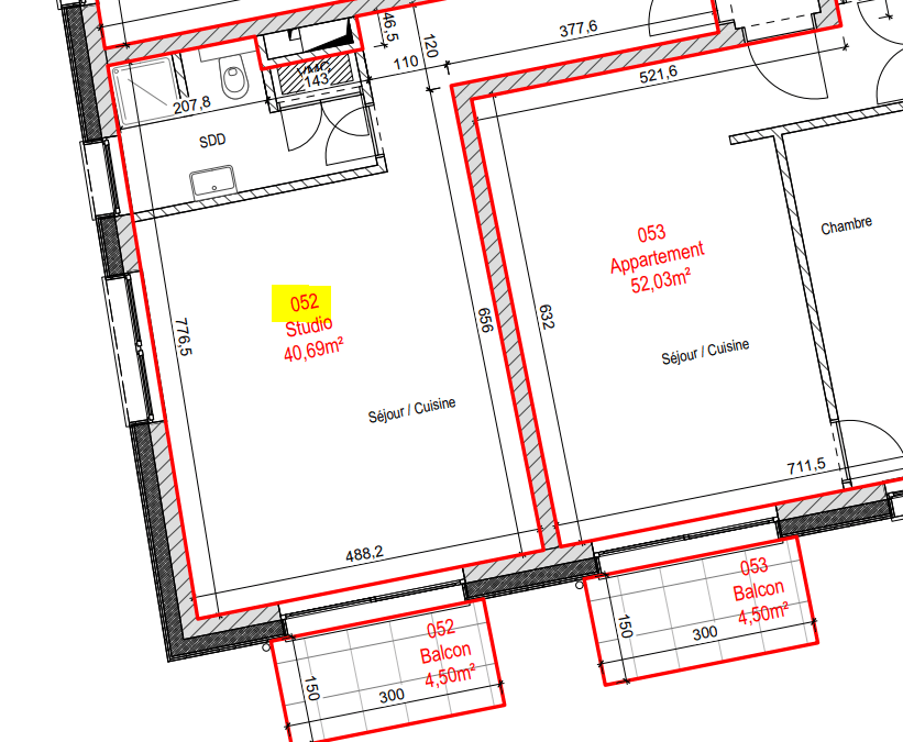 CENTRE DE BERTRANGE STUDIO lot 52