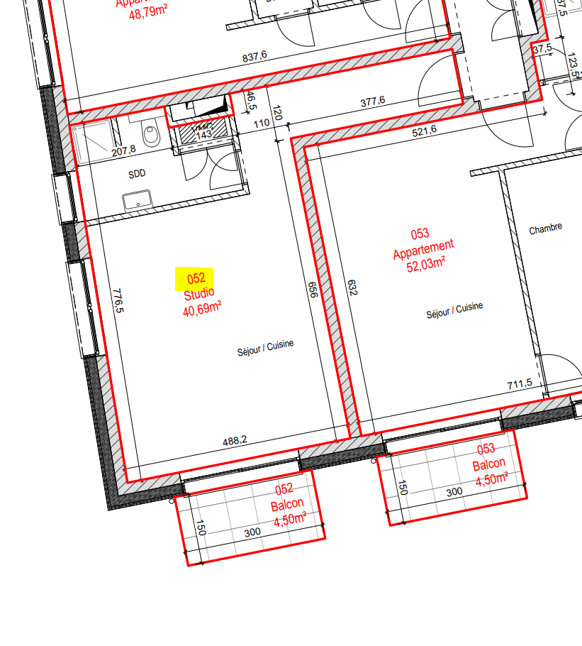 CENTRE DE BERTRANGE STUDIO lot 52